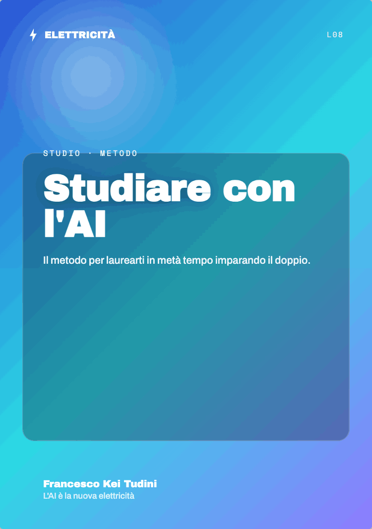 Studiare con l'AI